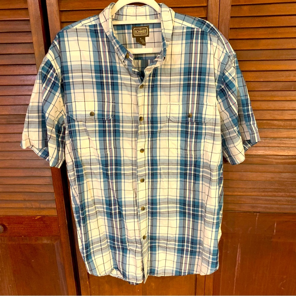 C.E. Schmidt Workwear XL Short Sleeve Button Down Shirt